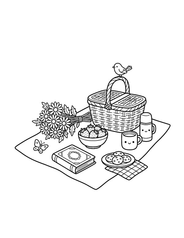 Aesthetic Coloring Pages for Teens & Young Adults page 8