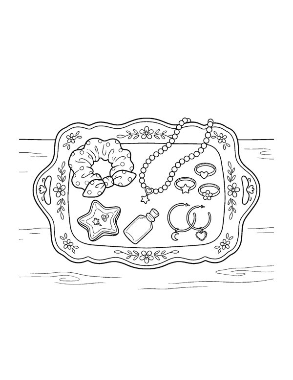 Aesthetic Coloring Pages for Teens & Young Adults page 13
