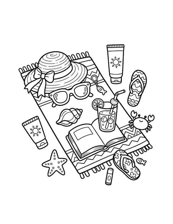 Aesthetic Coloring Pages for Teens & Young Adults page 18