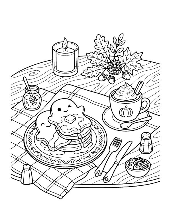 Aesthetic Halloween Coloring Pages for Teens page 13