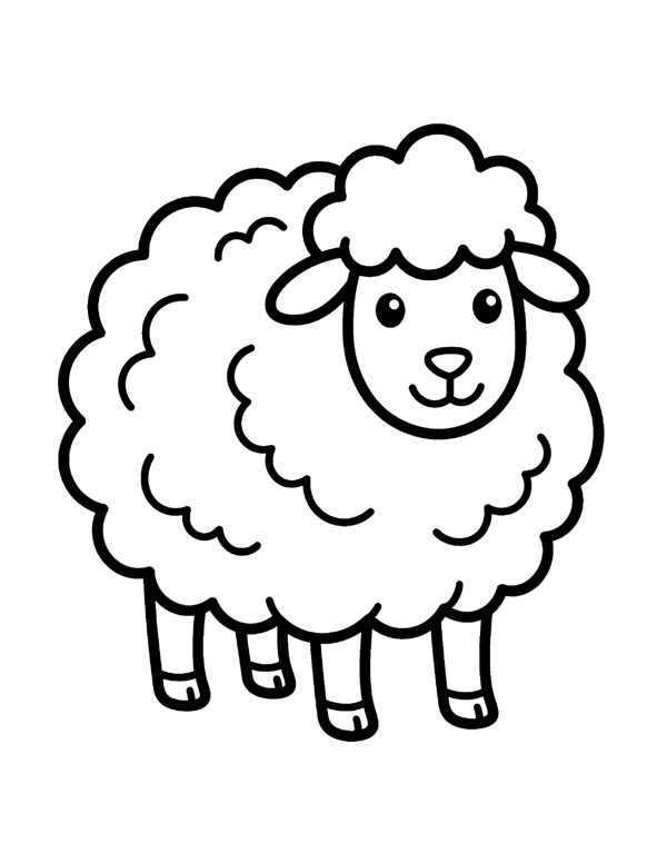 Bold & Easy Animal Coloring Pages for Seniors & Beginners page 7