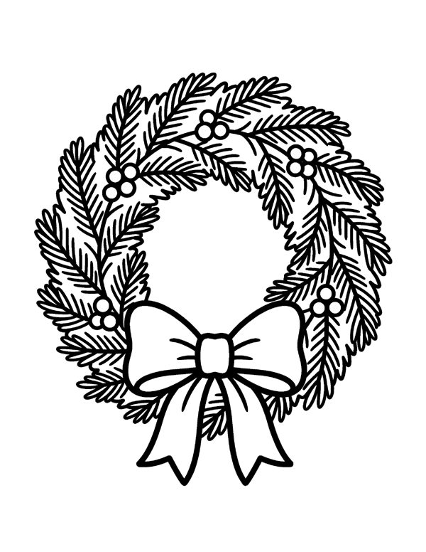 Bold & Easy Christmas Coloring Pages for Seniors & Beginners page 4