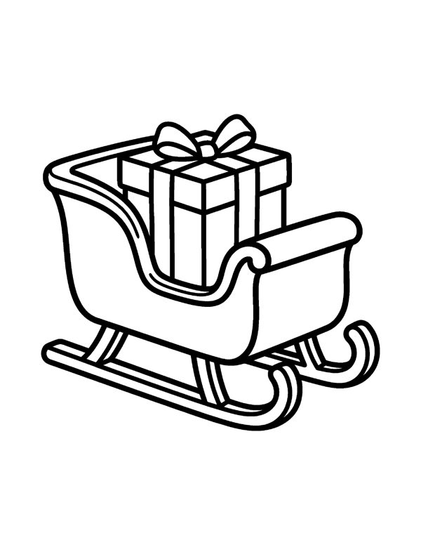 Bold & Easy Christmas Coloring Pages for Seniors & Beginners page 16