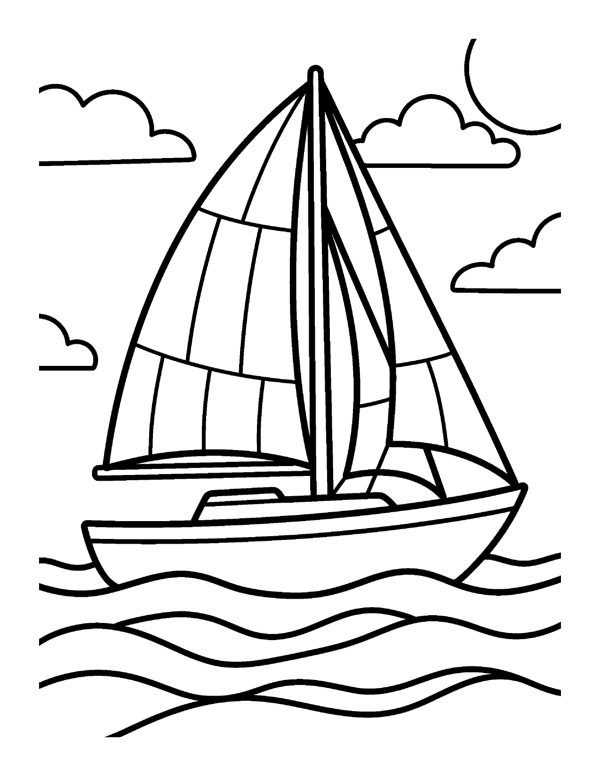Bold and Easy Coloring Pages - Large Print for Adults & Seniors page 5