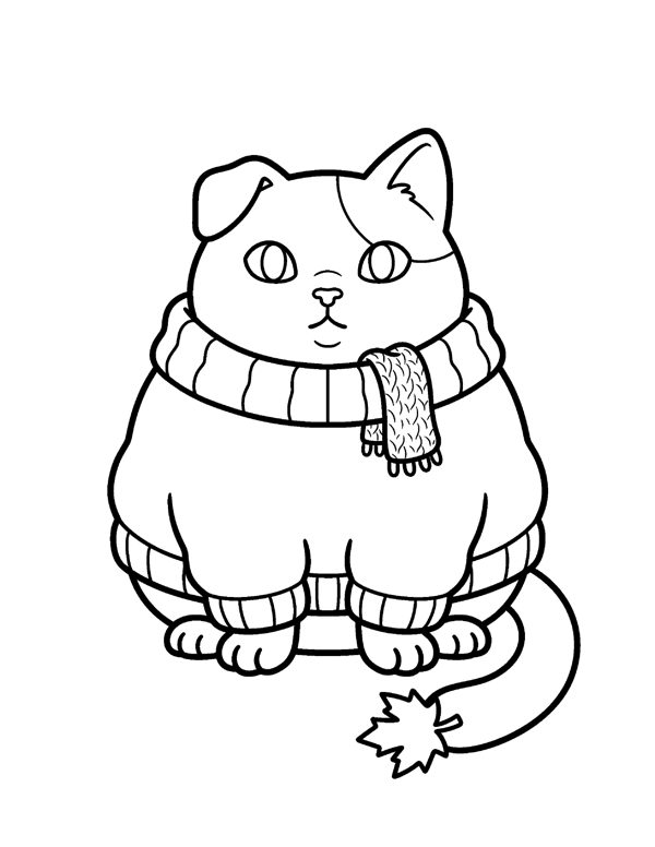 Bold & Easy Fall Coloring Pages page 5