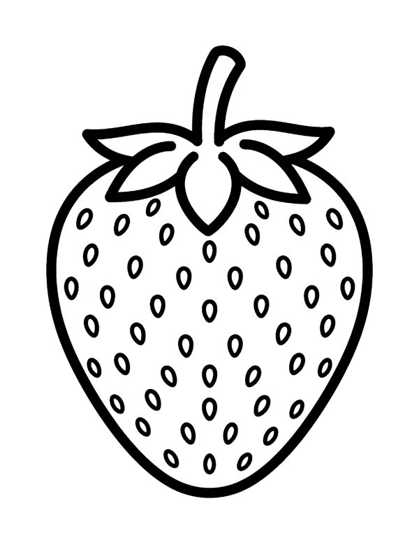 Bold & Easy Fruit & Vegetable Coloring Pages for Seniors & Beginners free sample