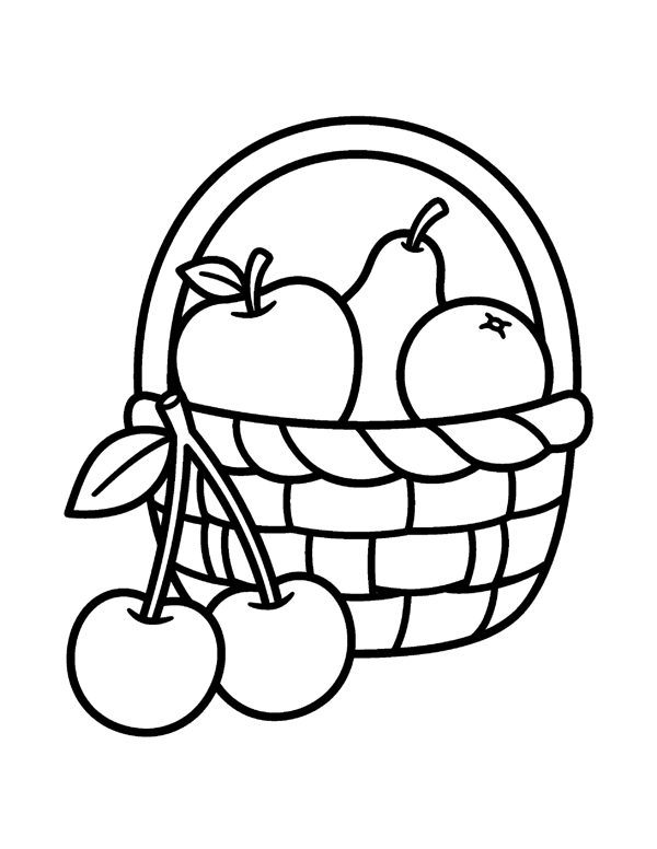 Bold & Easy Fruit & Vegetable Coloring Pages for Seniors & Beginners page 18