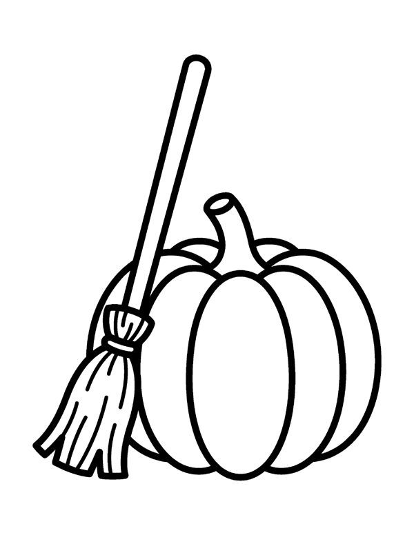 Bold & Easy Halloween Coloring Pages - Set 2 page 6