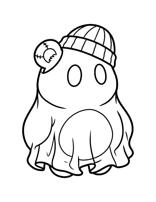 Bold & Easy Halloween Coloring Pages - Set 2 page 10
