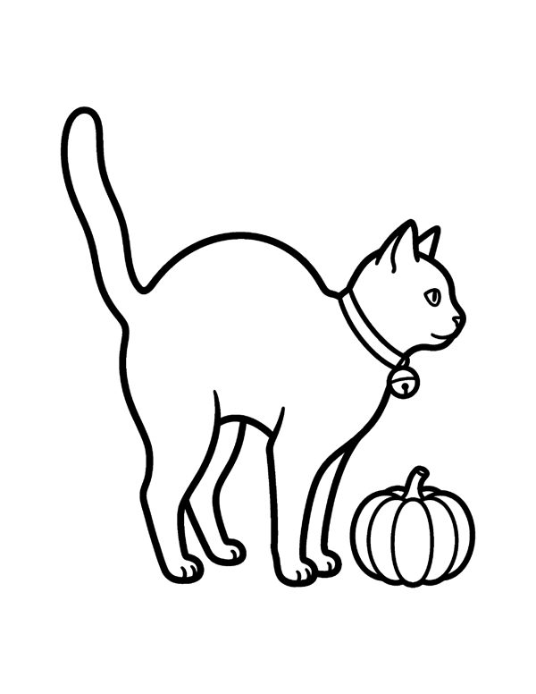 Bold & Easy Halloween Coloring Pages - Set 2 page 12