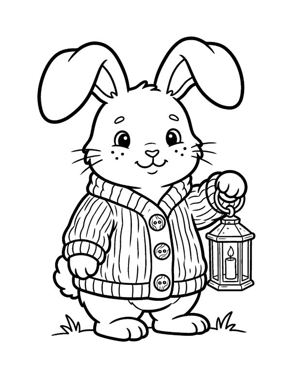 Bold & Easy Halloween Coloring Pages - Set 2 page 16