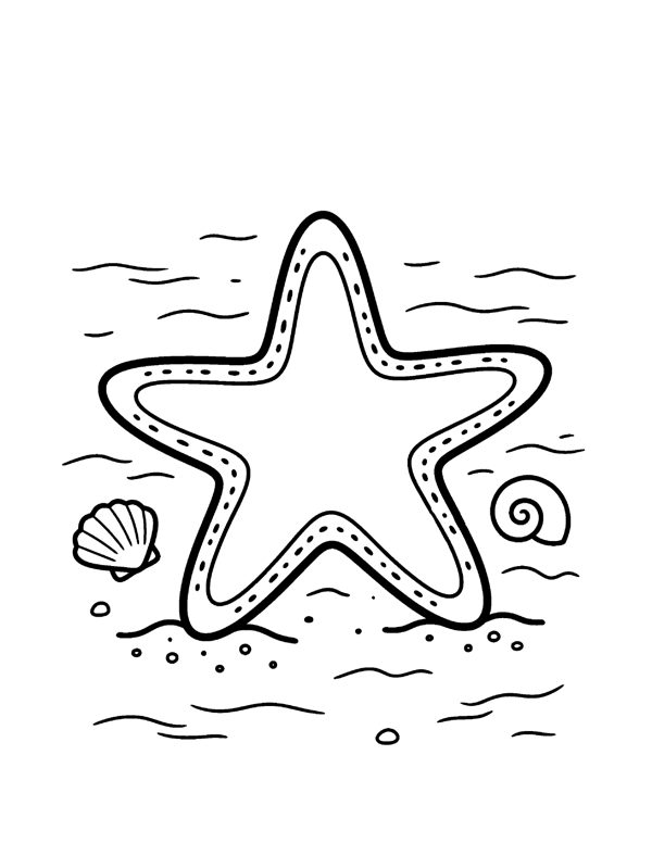 Bold & Easy Ocean Coloring Pages for Seniors & Beginners page 3