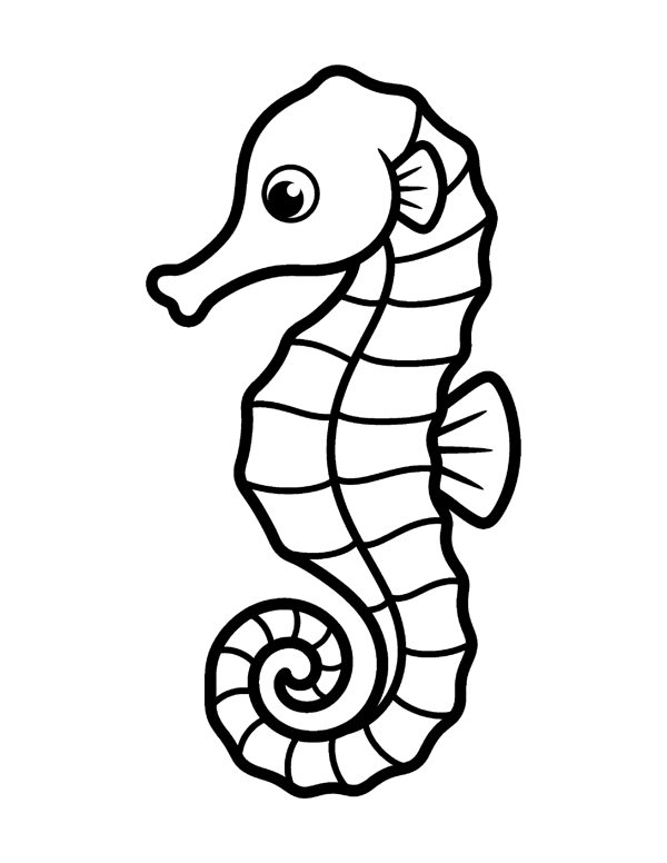 Bold & Easy Ocean Coloring Pages for Seniors & Beginners page 4