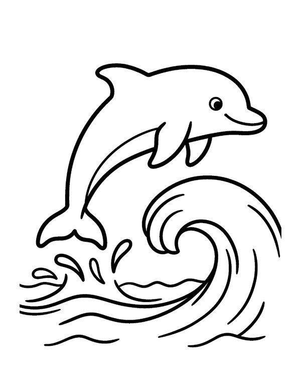 Bold & Easy Ocean Coloring Pages for Seniors & Beginners page 8