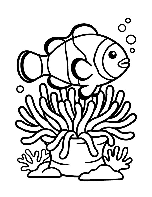 Bold & Easy Ocean Coloring Pages for Seniors & Beginners page 17