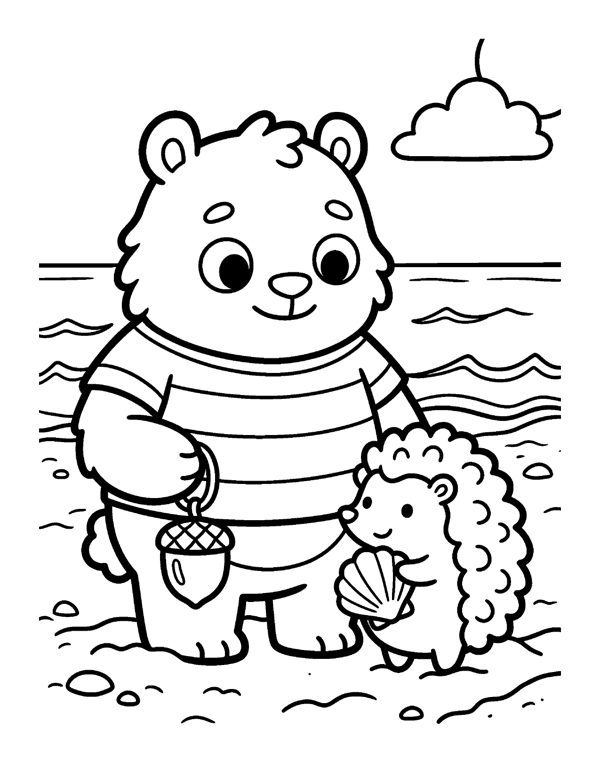 Bold & Easy Ocean Coloring Pages for Seniors & Beginners page 19