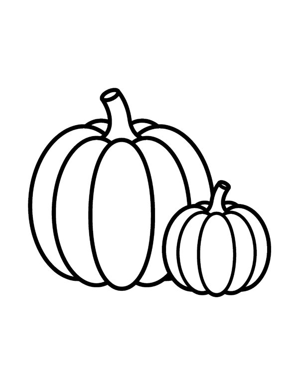 Bold & Easy Pumpkin Coloring Pages page 4