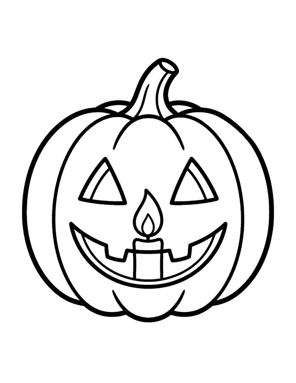 Bold & Easy Pumpkin Coloring Pages page 17