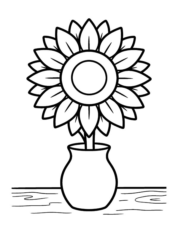 20 Bold & Easy Large Print Coloring Pages for Seniors & Beginners