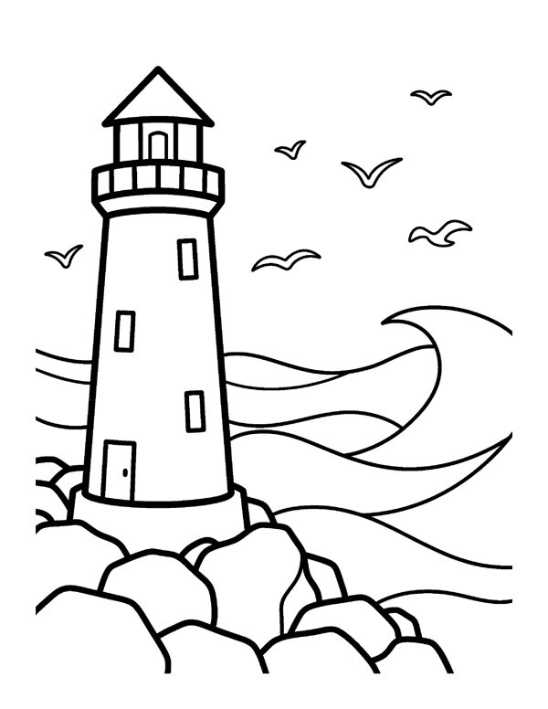20 Bold & Easy Large Print Coloring Pages for Seniors & Beginners page 8