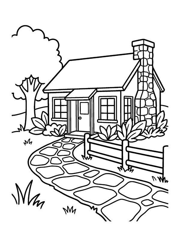 20 Bold & Easy Large Print Coloring Pages for Seniors & Beginners page 9