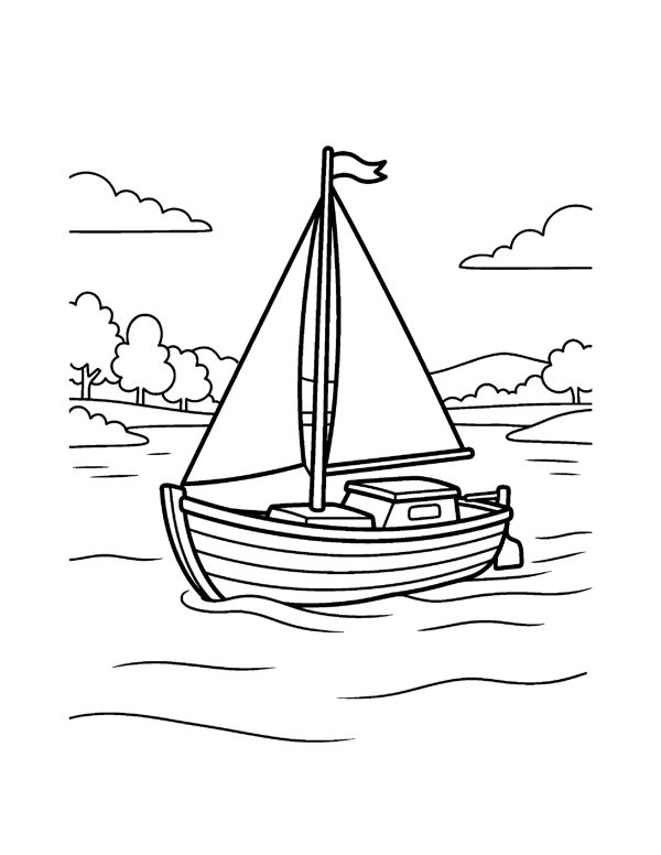 20 Bold & Easy Large Print Coloring Pages for Seniors & Beginners page 15