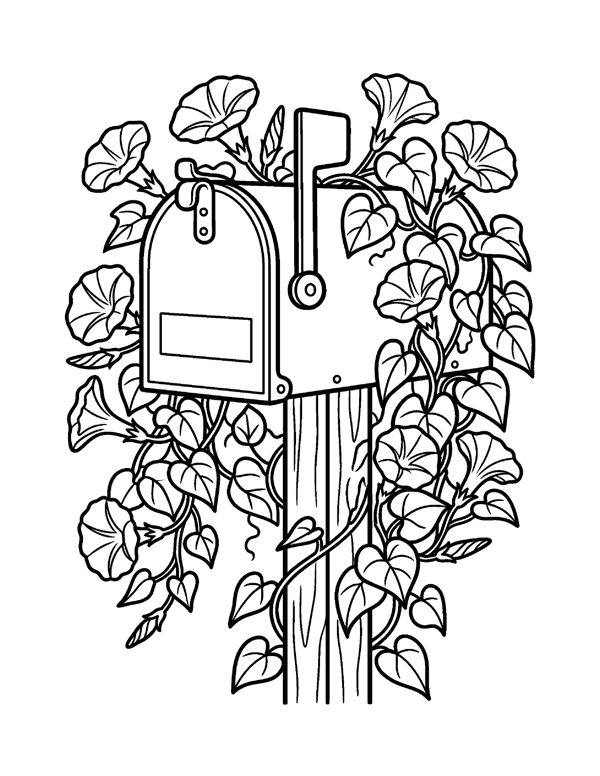 20 Bold & Easy Large Print Coloring Pages for Seniors & Beginners page 17
