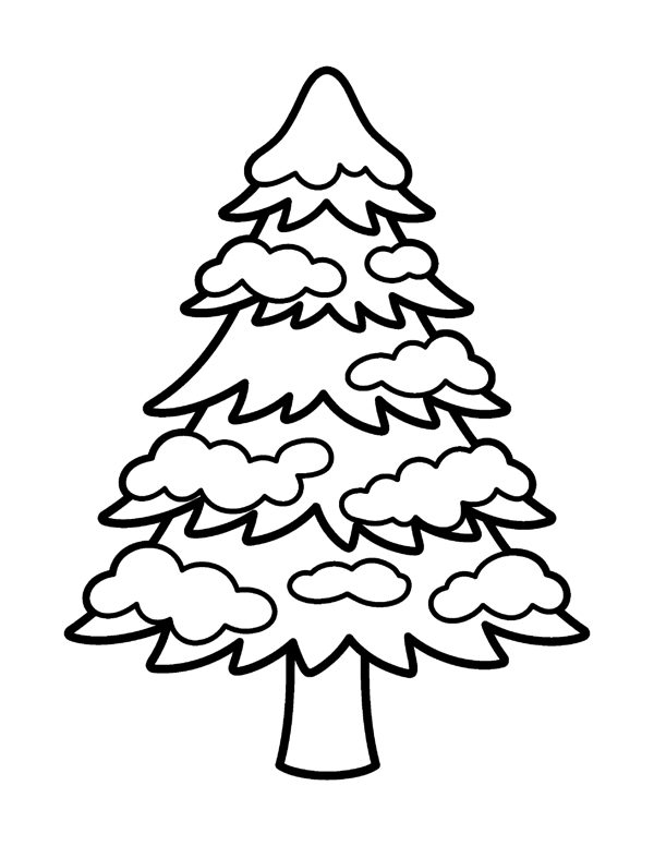 Bold & Easy Winter Coloring Pages for Seniors & Beginners page 5