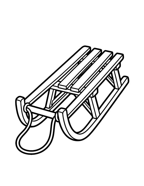 Bold & Easy Winter Coloring Pages for Seniors & Beginners page 7