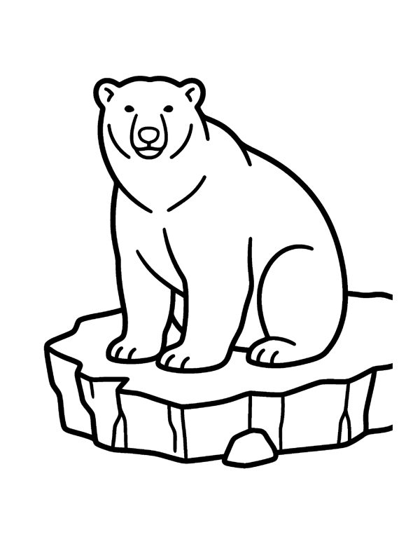 Bold & Easy Winter Coloring Pages for Seniors & Beginners page 10