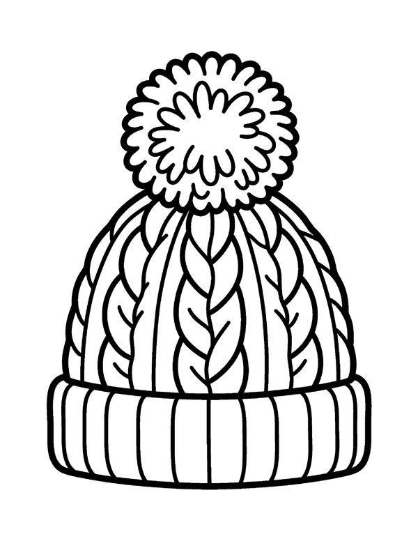 Bold & Easy Winter Coloring Pages for Seniors & Beginners page 11