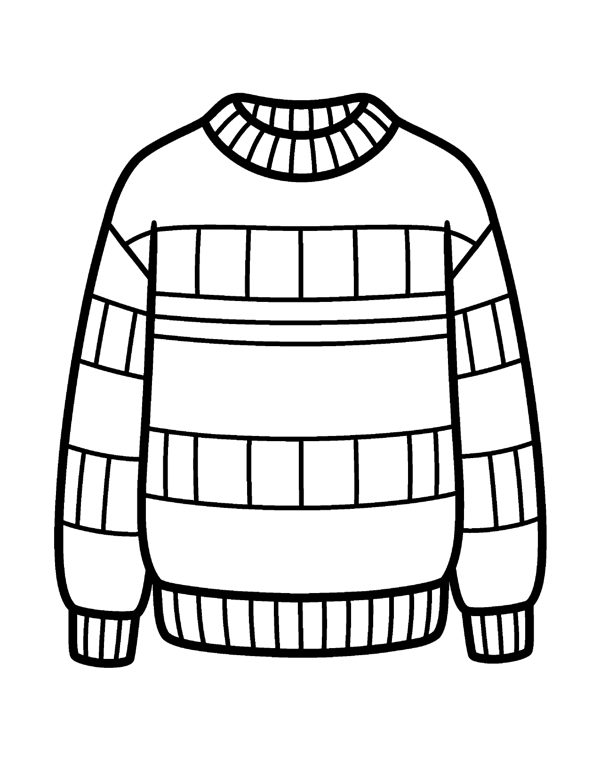 Bold & Easy Winter Coloring Pages for Seniors & Beginners page 16