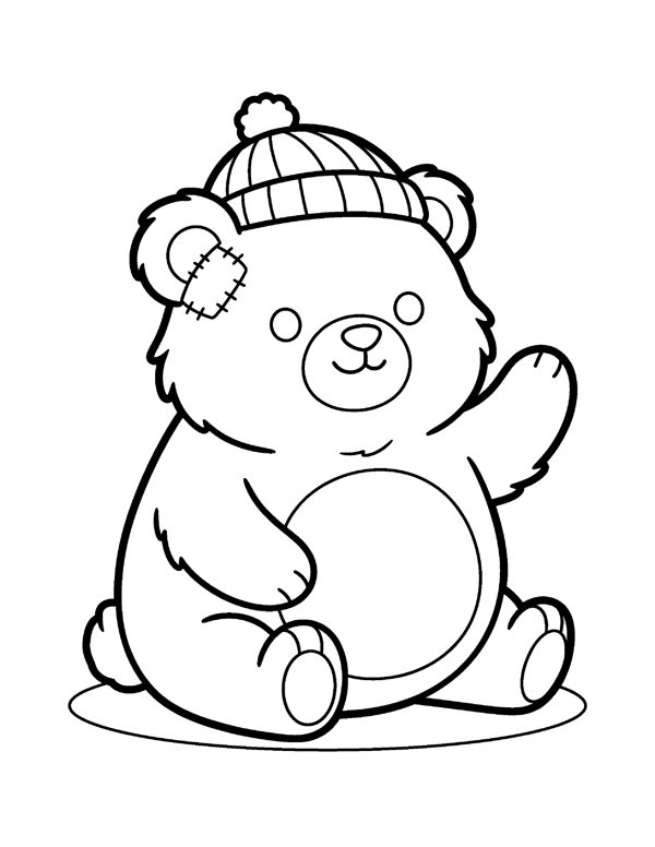 Bold & Easy Winter Coloring Pages for Seniors & Beginners page 19