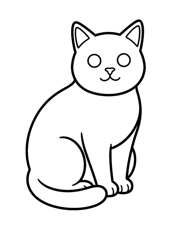 20 Bold & Easy Digital Coloring Pages for iPad & Tablet - Transparent PNG, Large Print page 4