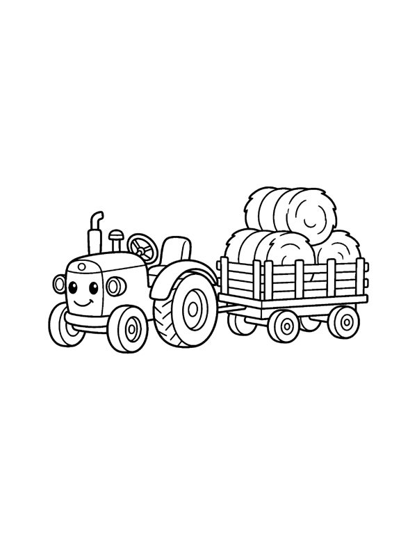 Cars & Trucks Coloring Pages for Kids page 7