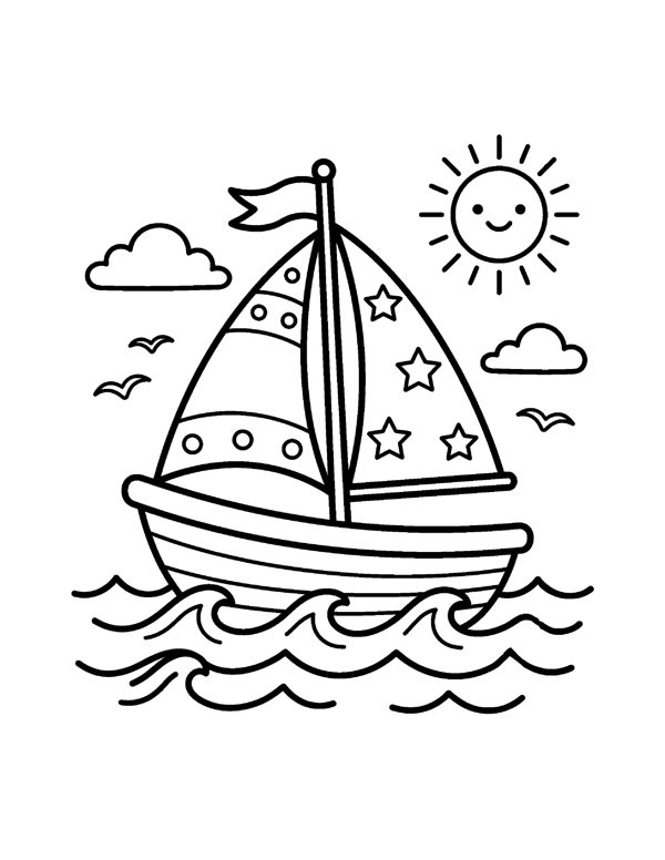 Cars & Trucks Coloring Pages for Kids page 18