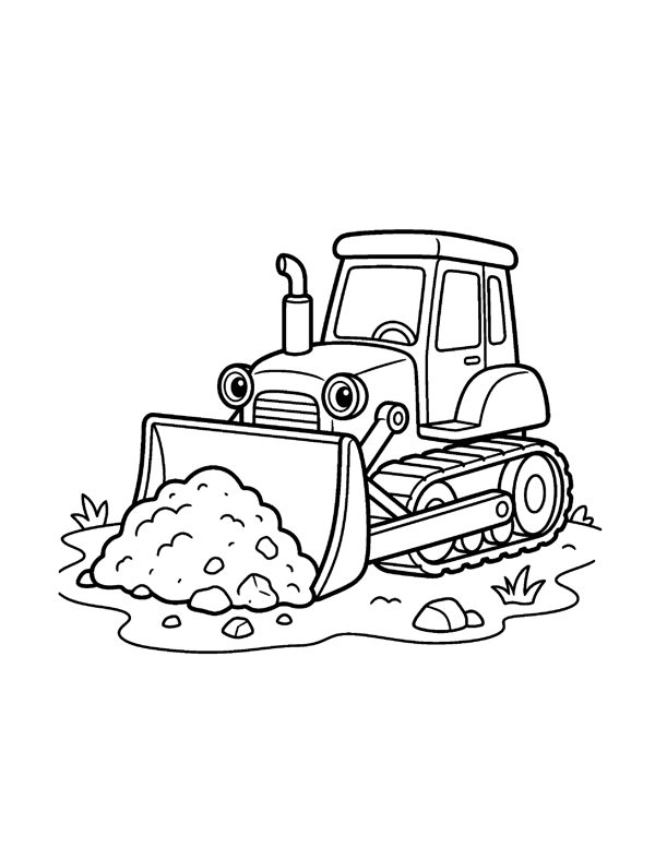Cars & Trucks Coloring Pages for Kids page 19
