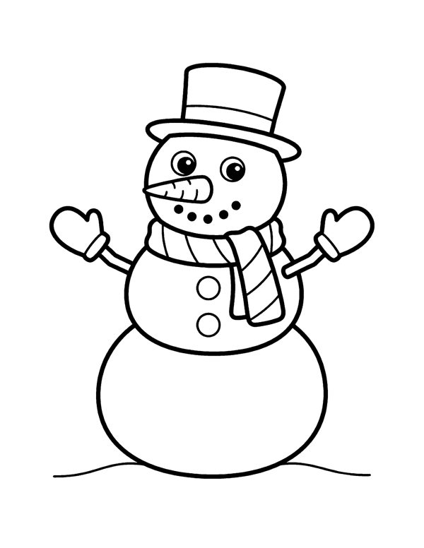 Christmas Coloring Pages for Toddlers free sample