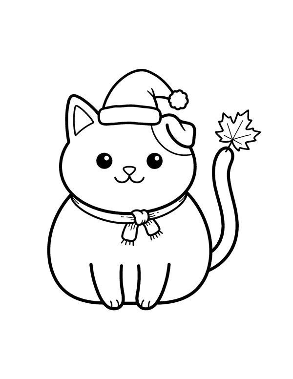Christmas Coloring Pages for Toddlers page 10
