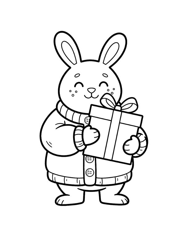 Christmas Coloring Pages for Toddlers page 17