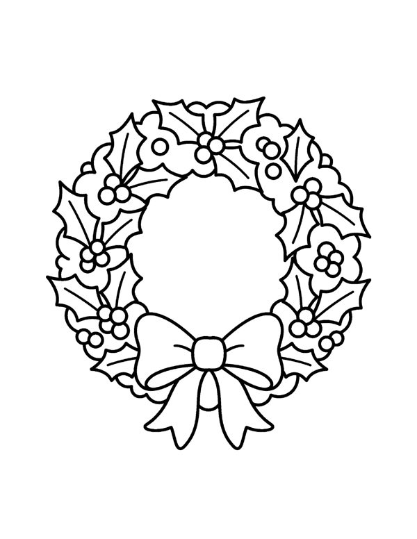 Christmas Coloring Pages for Kids page 14