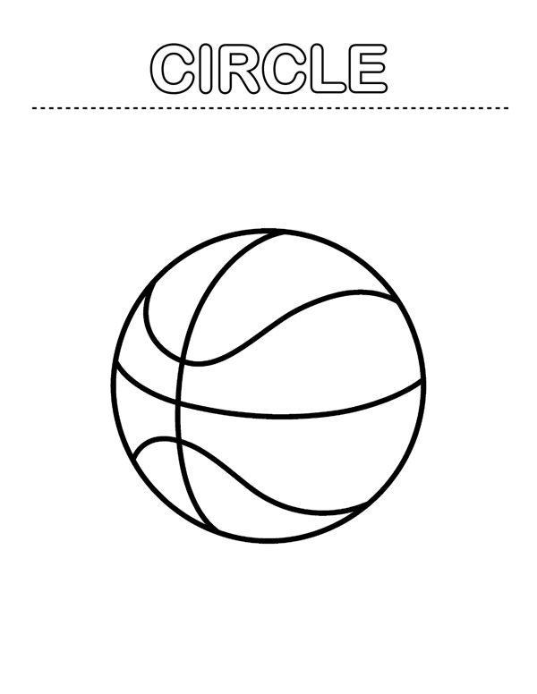 Numbers & Shapes Coloring Pages for Preschool & Kindergarten free sample