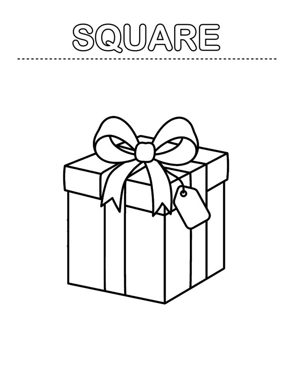 Numbers & Shapes Coloring Pages for Preschool & Kindergarten page 12