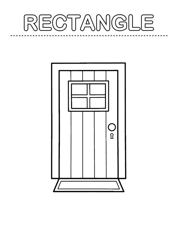 Numbers & Shapes Coloring Pages for Preschool & Kindergarten page 14