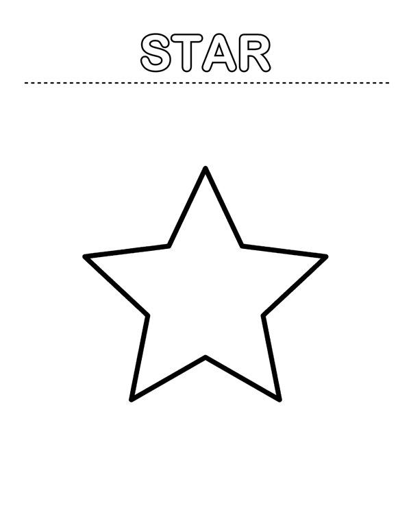 Numbers & Shapes Coloring Pages for Preschool & Kindergarten page 15