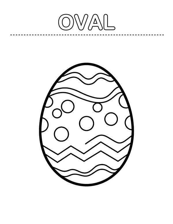 Numbers & Shapes Coloring Pages for Preschool & Kindergarten page 17