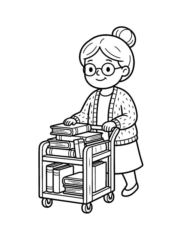 Community Helpers Coloring Pages for Kids page 13