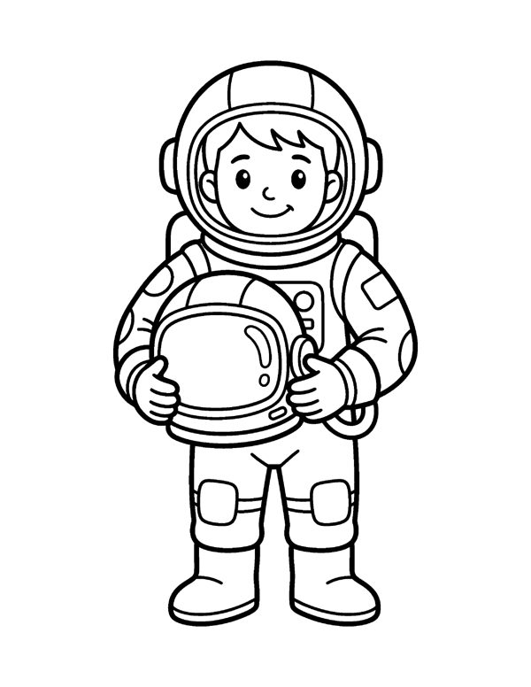Community Helpers Coloring Pages for Kids page 15
