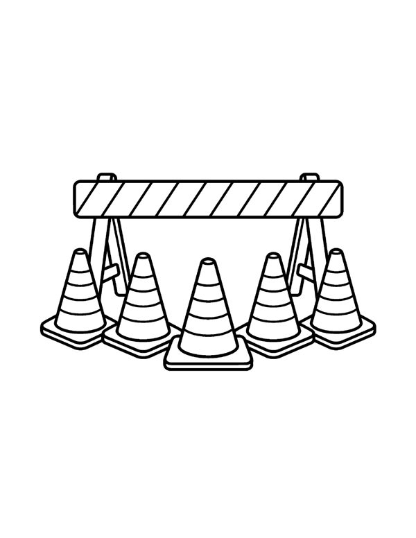 Construction Truck Coloring Pages for Kids page 11