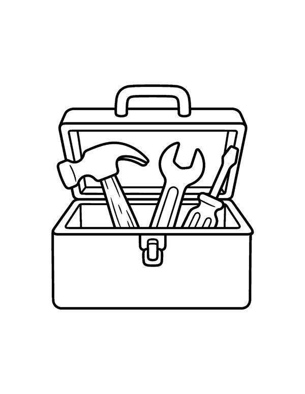 Construction Truck Coloring Pages for Kids page 16